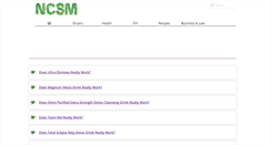 Desktop Screenshot of ncsm.nl