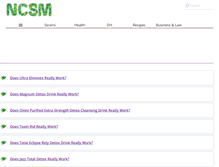 Tablet Screenshot of ncsm.nl